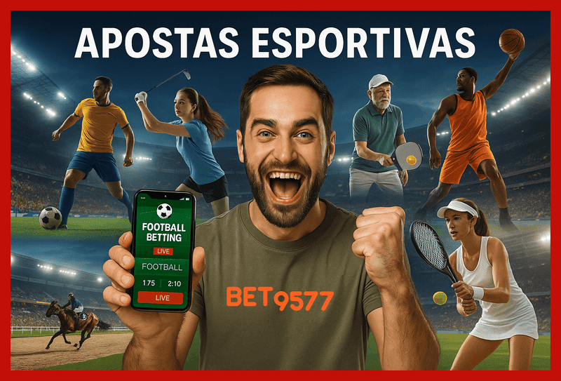 Apostas esportivas no cassino online BET9577